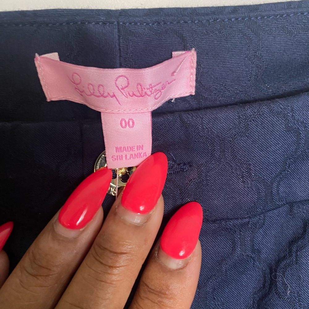 #510 Lilly Pulitzer Kelly Skinny Ankle Pant size 00 NWT - Picture 6 of 12